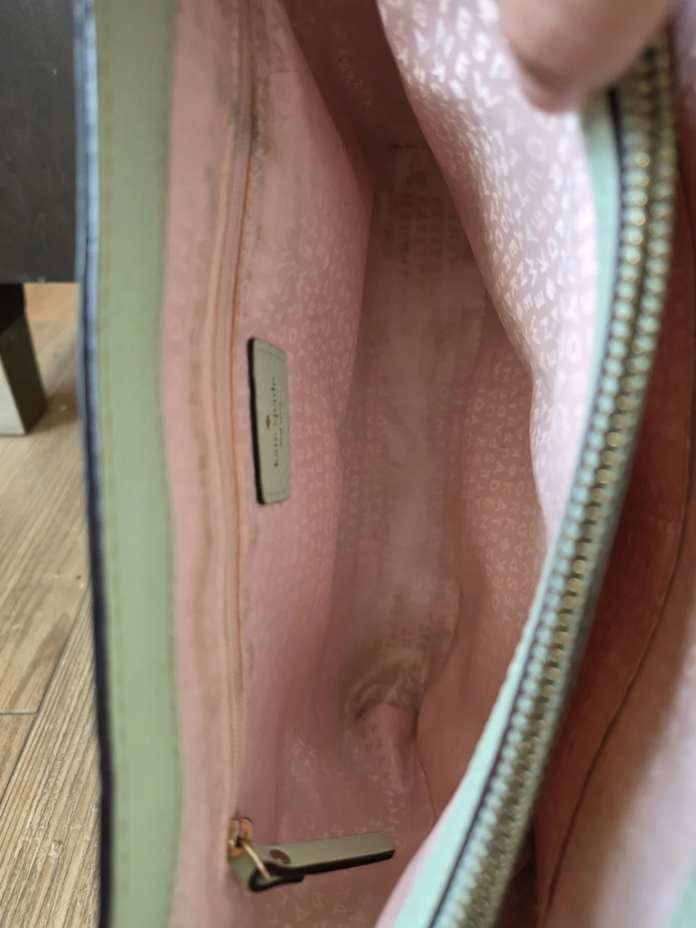 kate spade Mint Leather Satchel